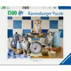 Ravensburger puzzel kittens in de keuken 1500 stukjes