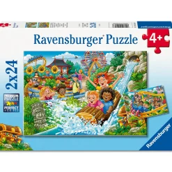 Ravensburger puzzel pretpark 2x24 stukjes