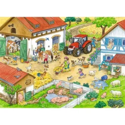Ravensburger puzzel Vrolijk Boerderijleven 2x24 Stukjes