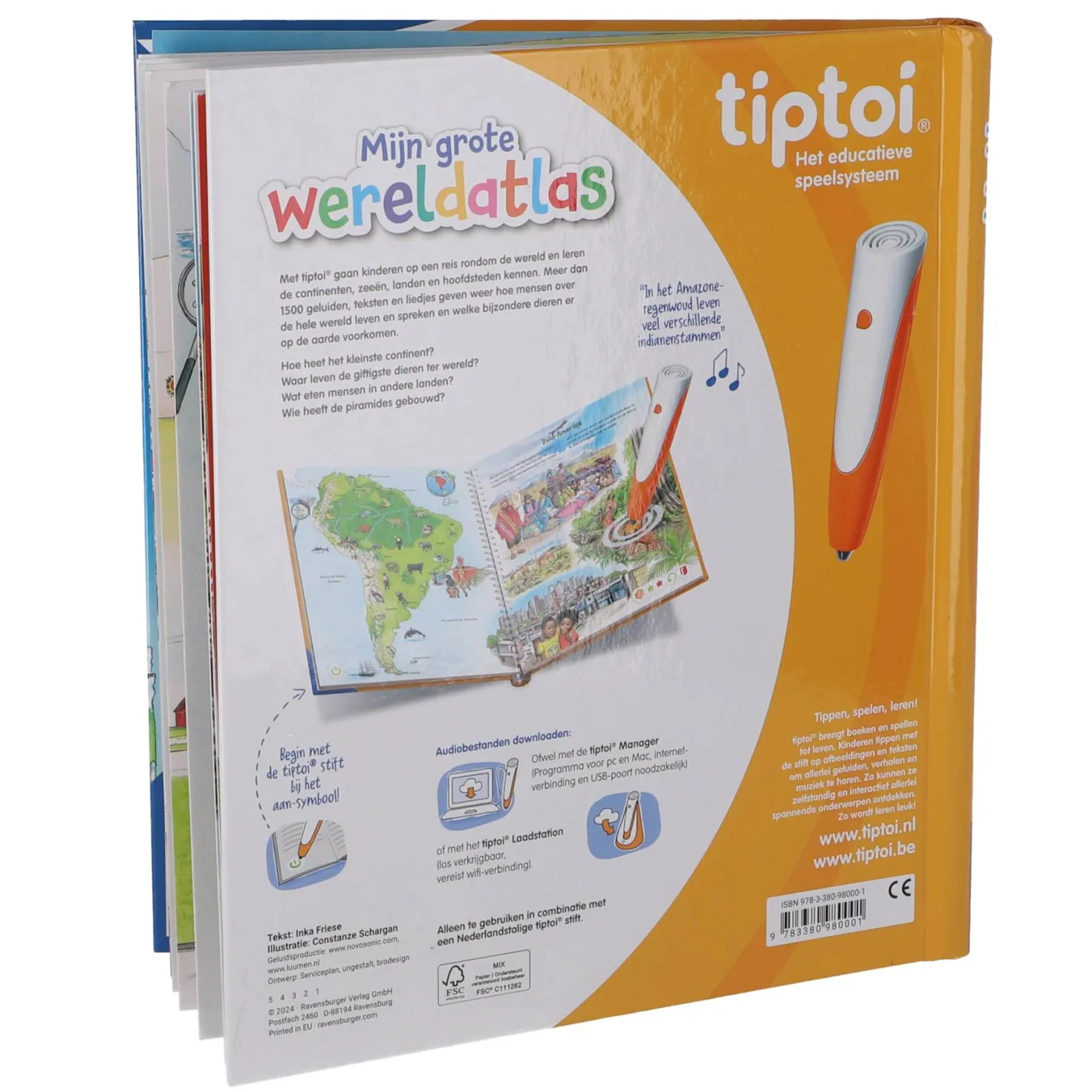 Ravensburger Tiptoi boek de wereldatlas