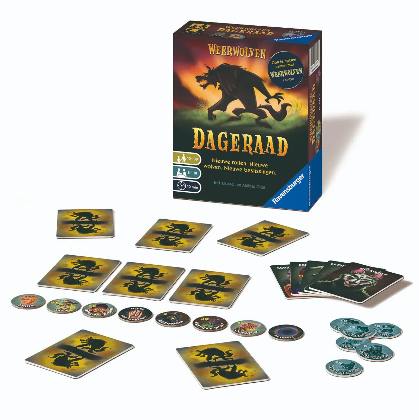 Ravensburger Weerwolven van Wakkerdam: Dageraad - Kaartspel