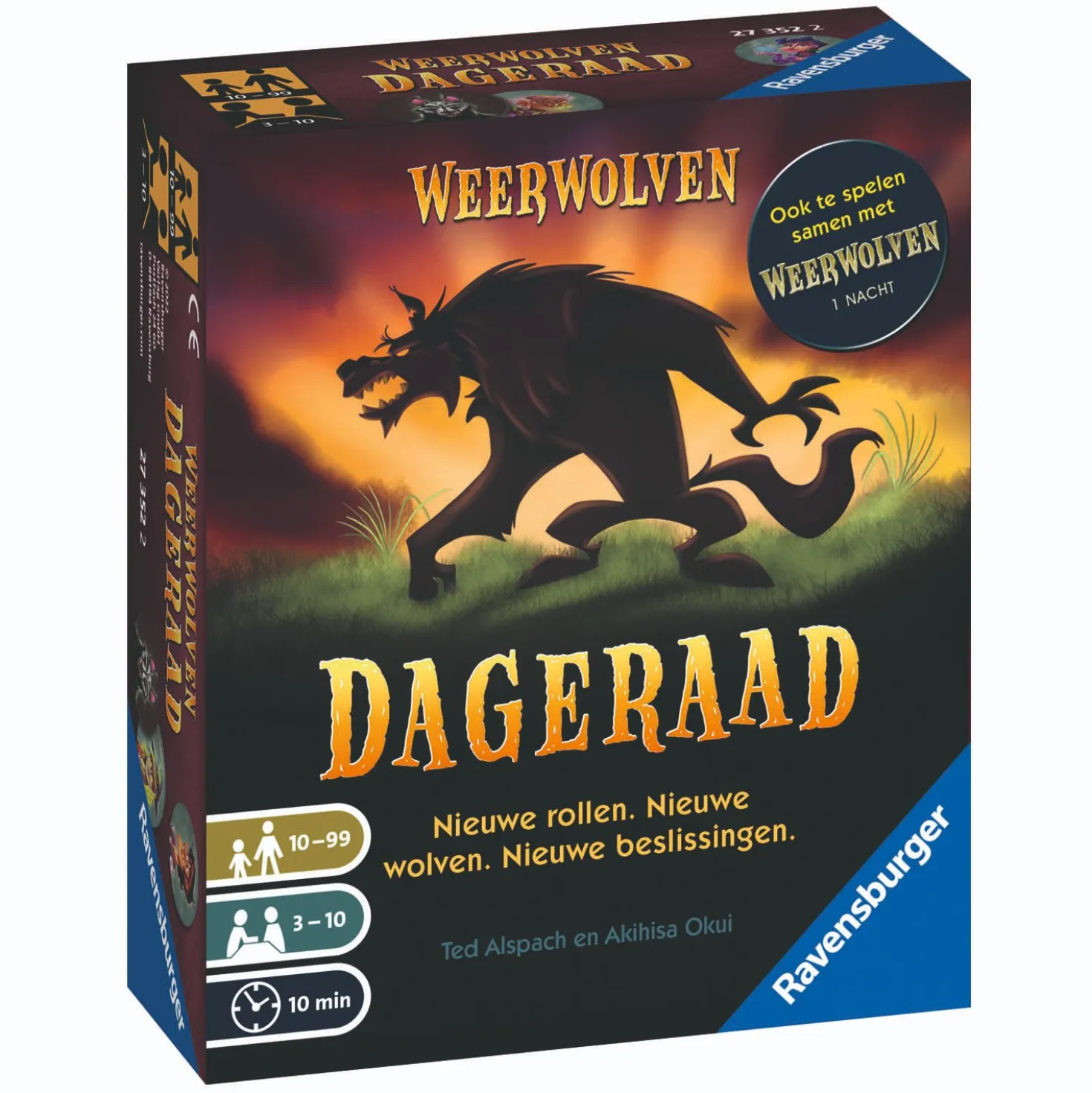 Ravensburger Weerwolven van Wakkerdam: Dageraad - Kaartspel