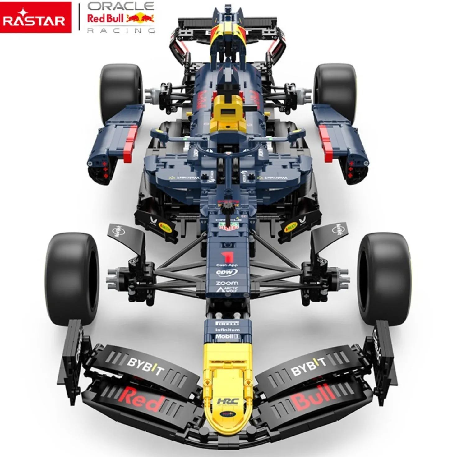 Red Bull bouwset Max Verstappen 1:8