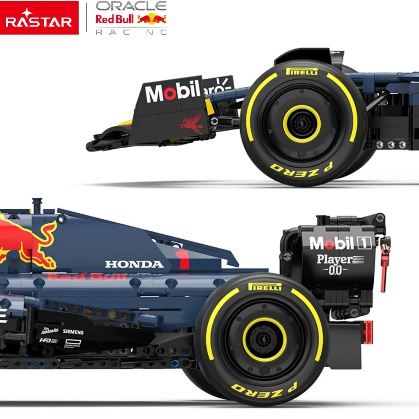 Red Bull bouwset Max Verstappen 1:8