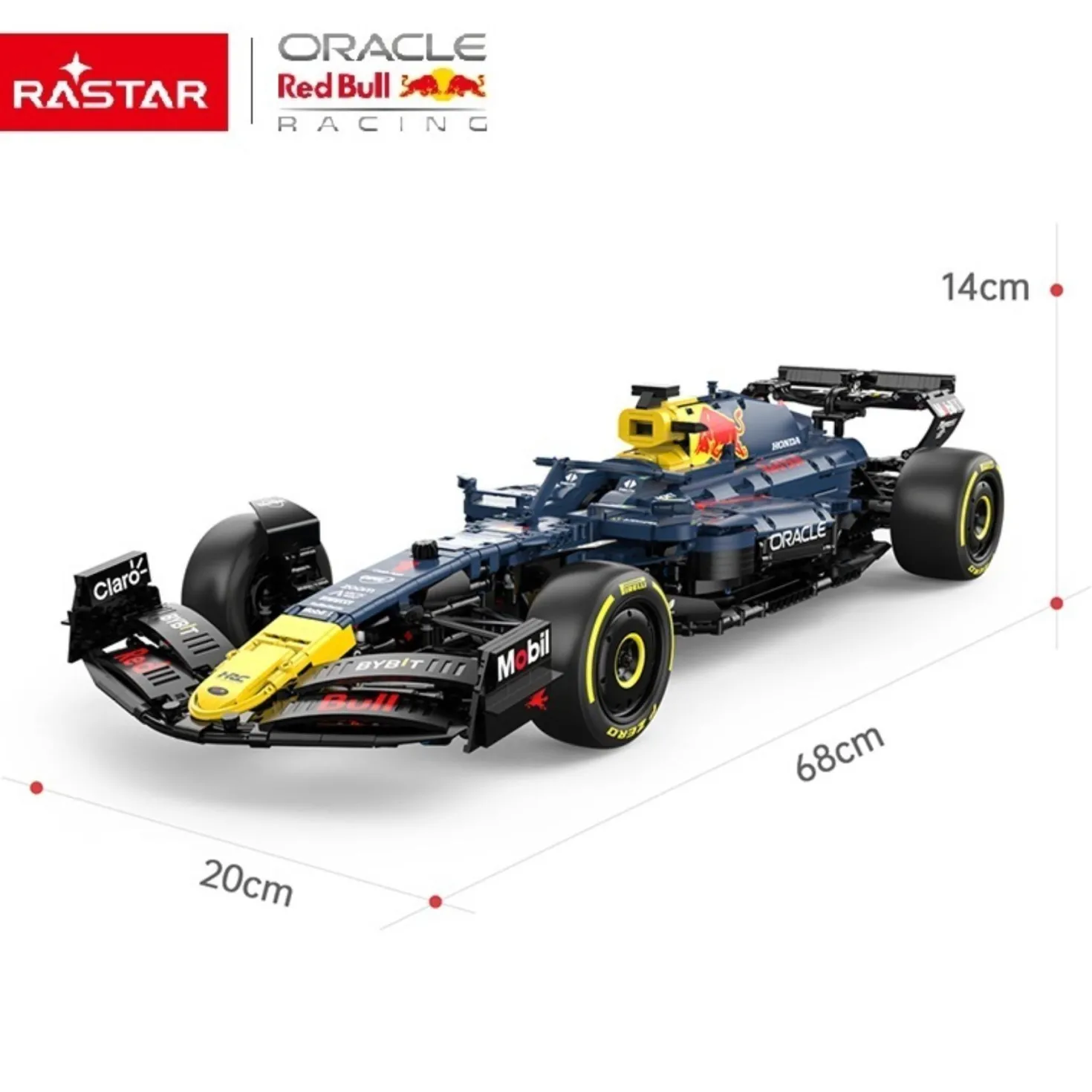 Red Bull bouwset Max Verstappen 1:8