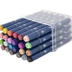 Round dual markers alcohol stiften 24 stuks