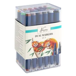 Round dual markers alcohol stiften 24 stuks