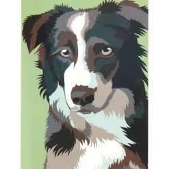 Schilderen op nummer hond