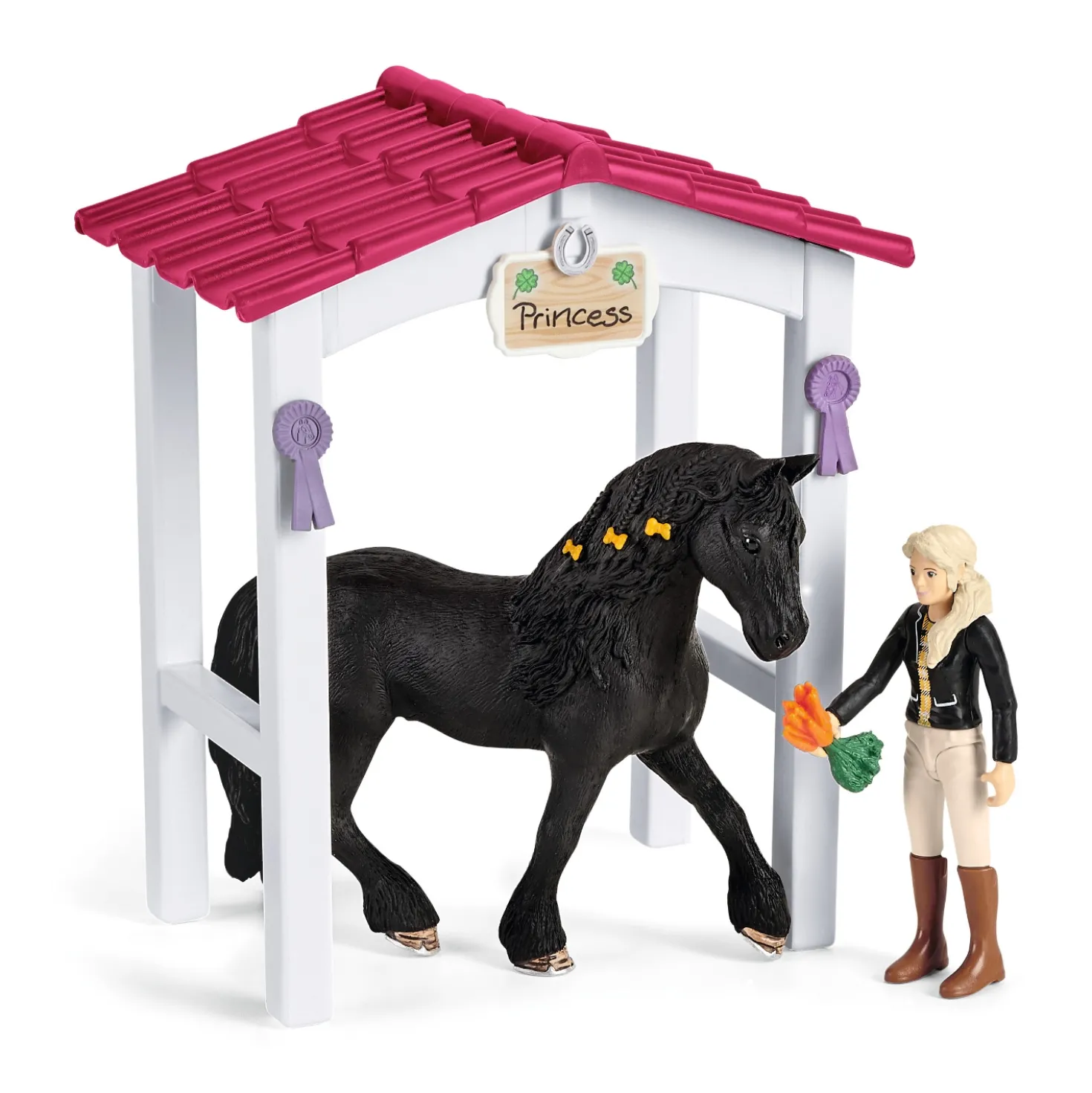 Schleich 42437 Paardenbox Met Paard Princess & Tori