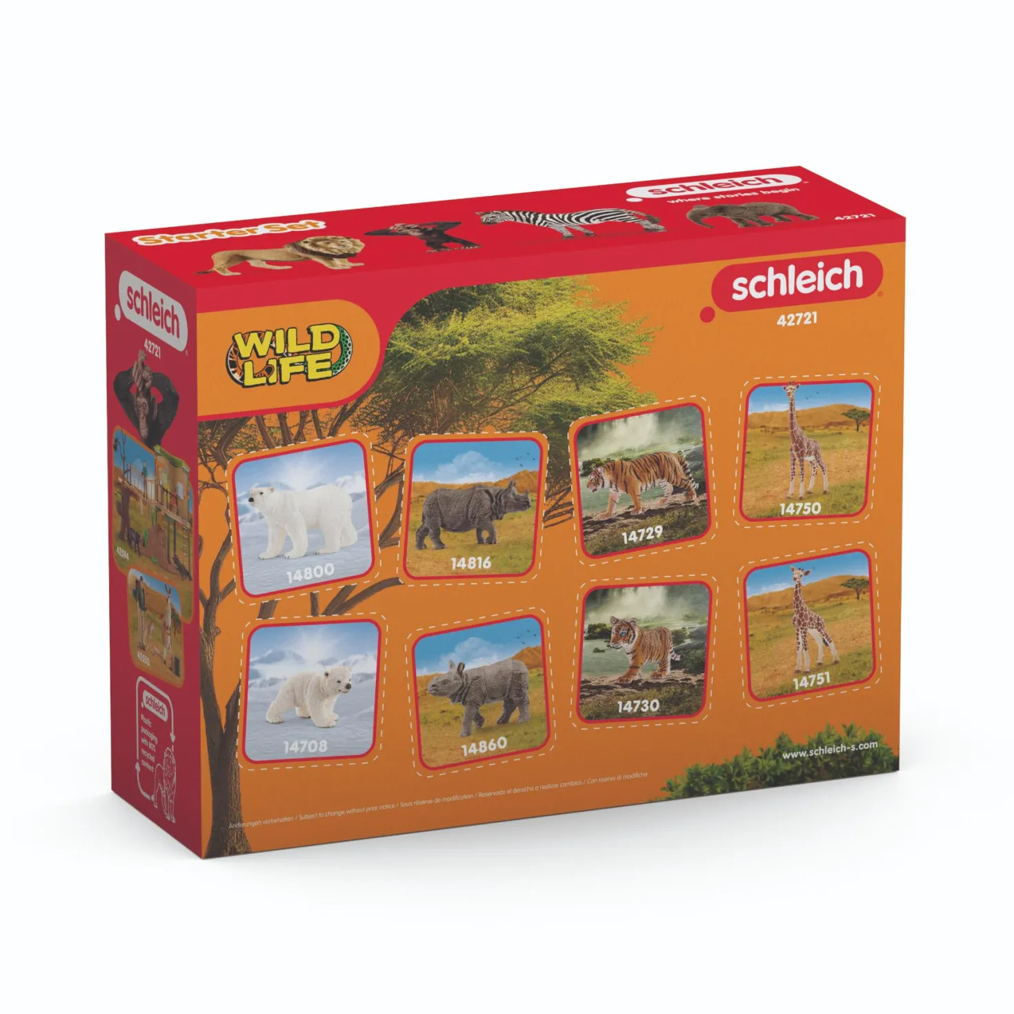 Schleich 42721 Wild Life "Afrika" Starter Set