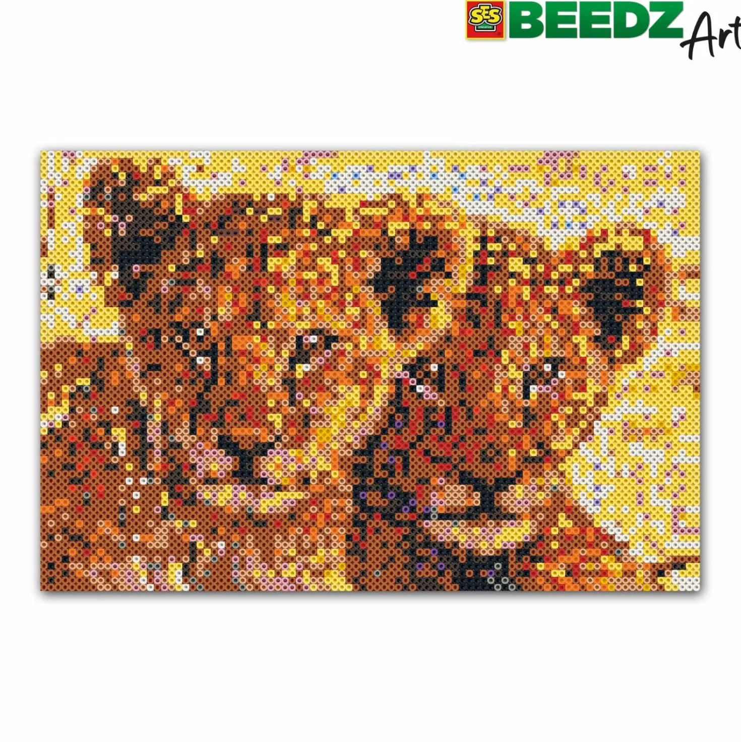 SES BEEDZ ART: Strijkkralen Leeuwenwelpen