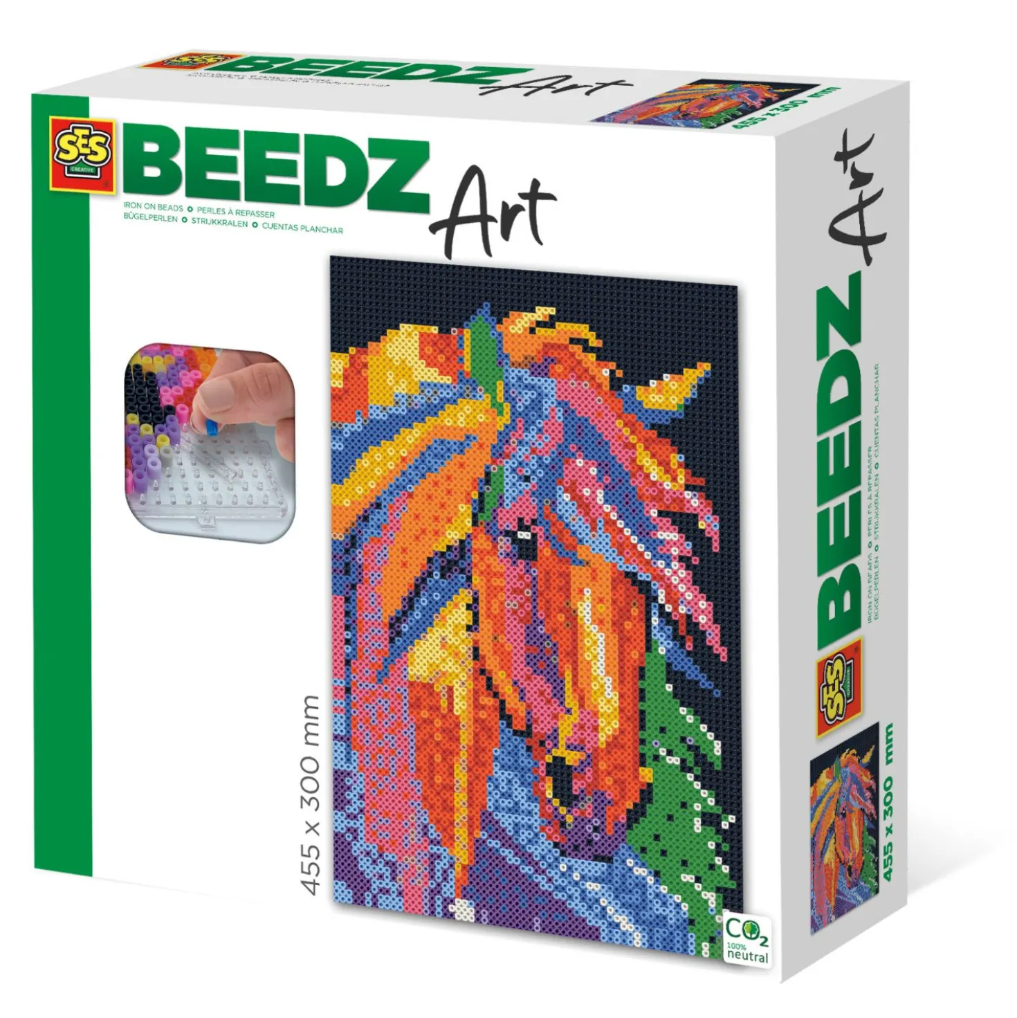 SES BEEDZ ART: Strijkkralen Paard Fantasie