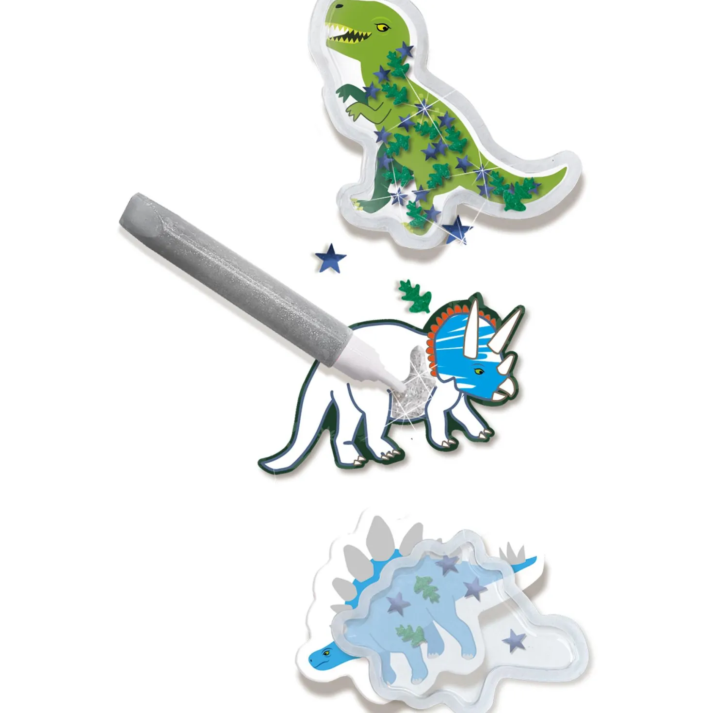 SES Dino Stickers Maken