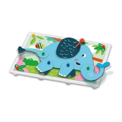 SES Ik Leer Mozaiek Dieren Puzzel