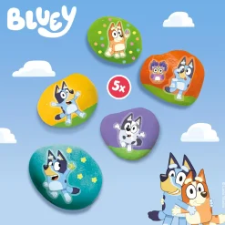 Ses stenen schilderen Bluey