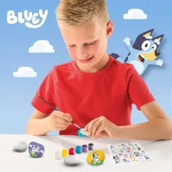 Ses stenen schilderen Bluey