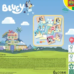 Ses vingerafdruk verf kunstwerk Bluey
