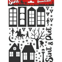 Sinterklaas A4 raamstickers