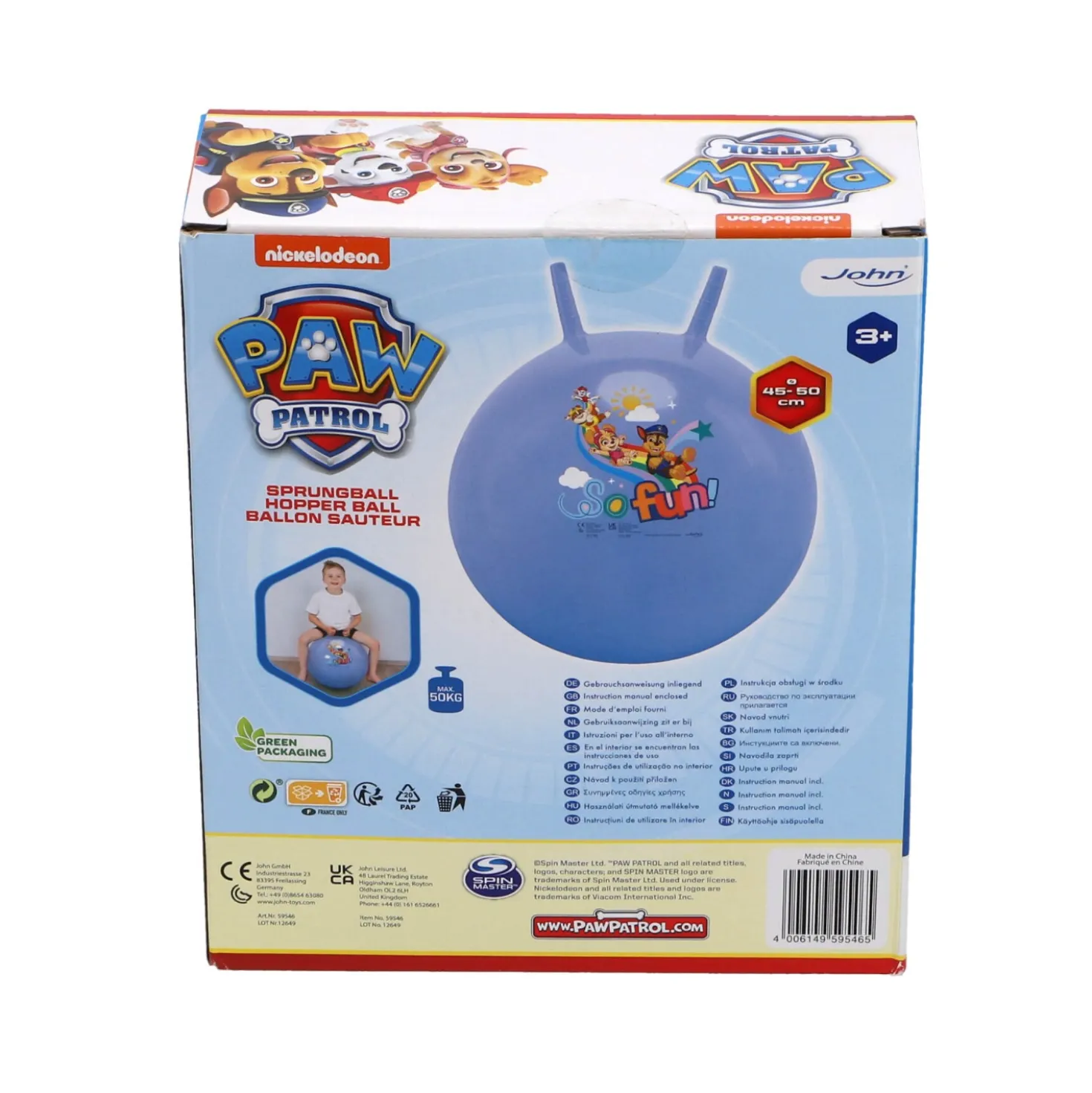 Skippybal Paw Patrol 50 cm