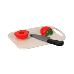 Snij fruit met snijbord