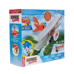 Sonic Tornado biplane inclusief 6,5 cm figuur