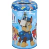 Spaarpot licentie met slot 4 assorti Paw Patrol, Minnie Mouse, Spider-Man