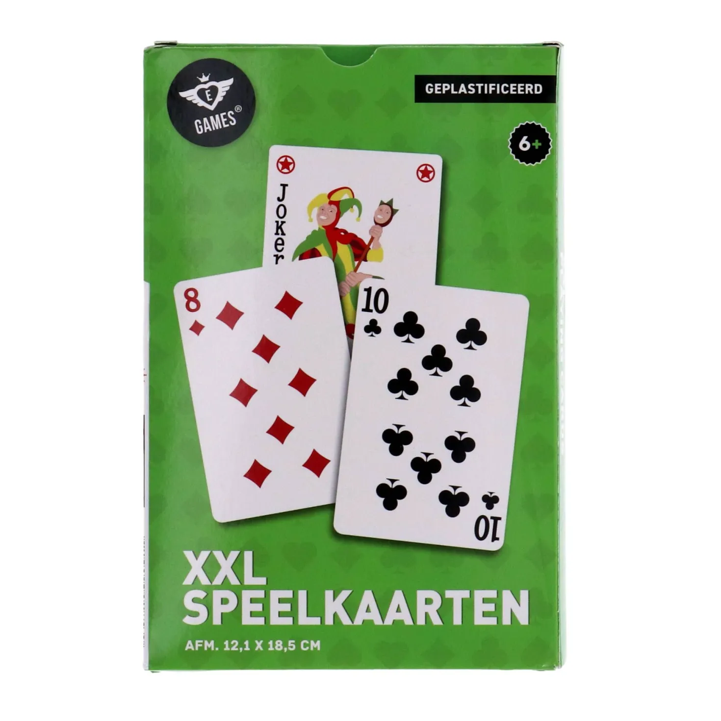 Speelkaarten xxl 18,5 x 12 cm