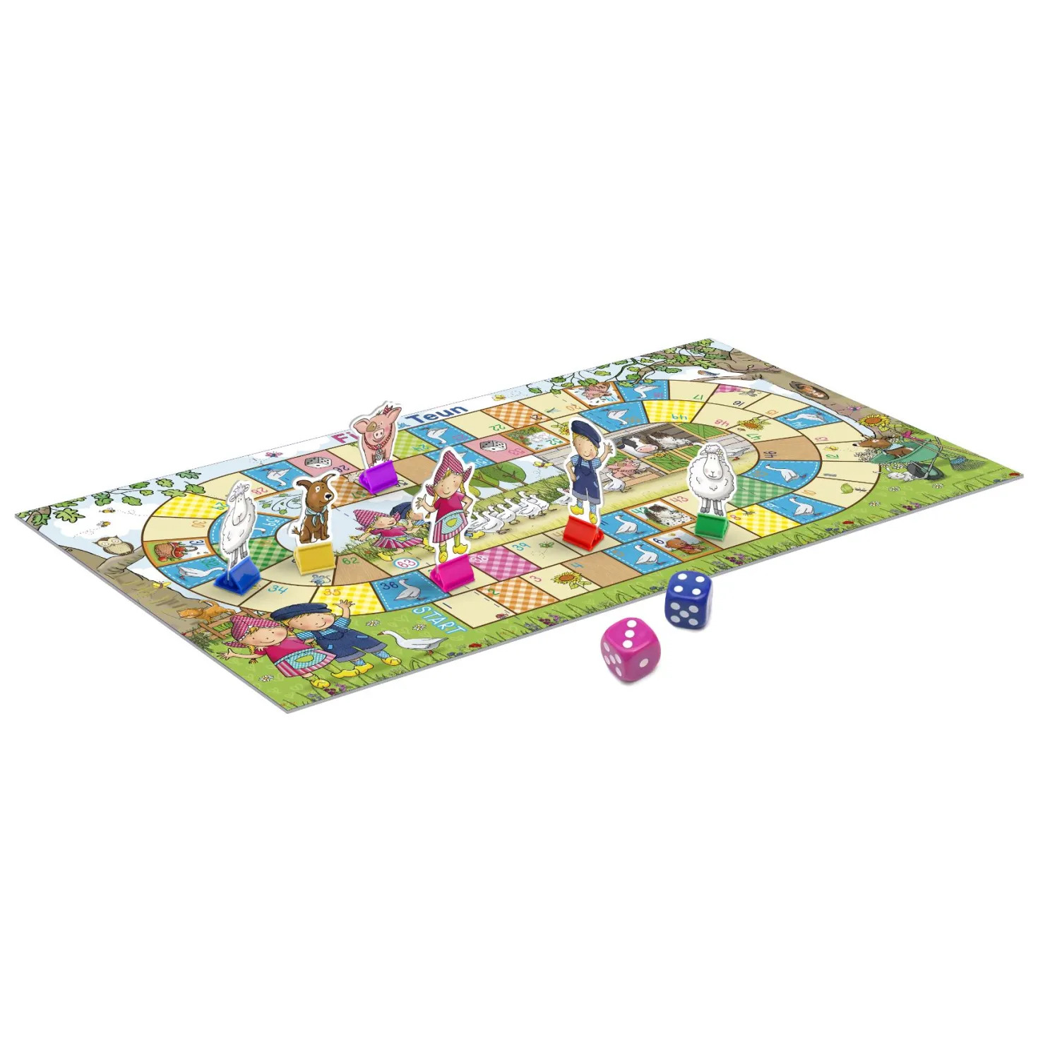 Spel Ganzenbord Fien en Teun