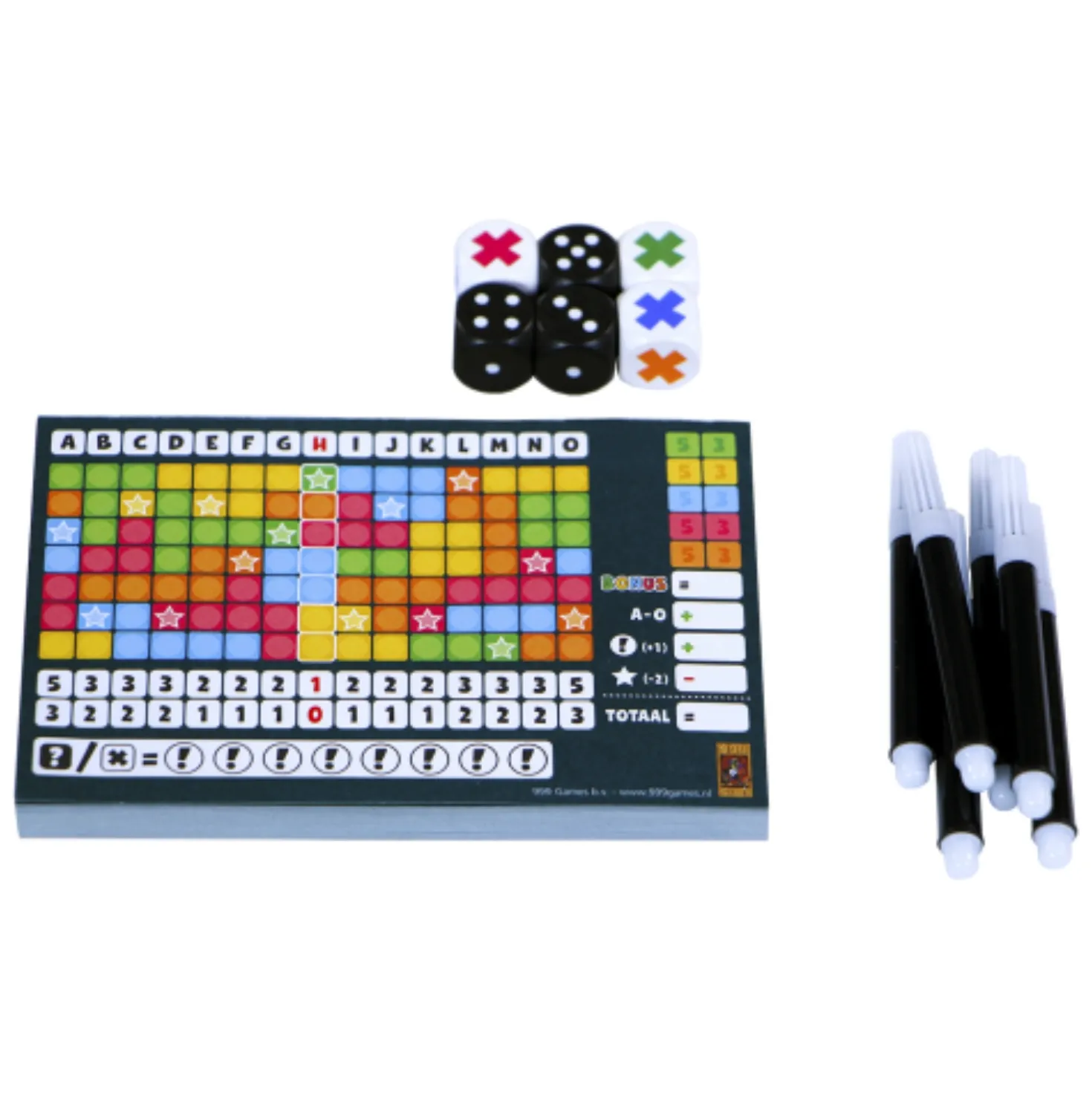 Spel Keer Op Keer Scoreblok 3 Stuks Level 2,3,4