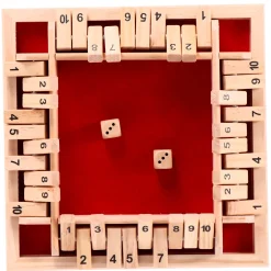 Spel Shut The Box 4 Spelers