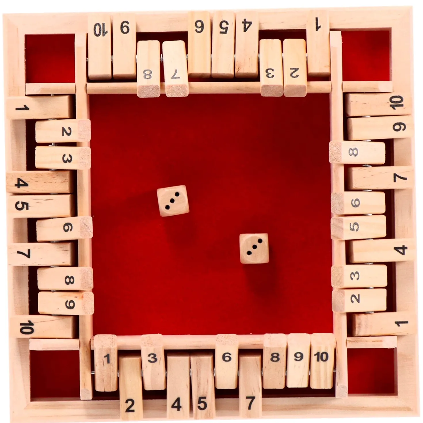 Spel Shut The Box 4 Spelers