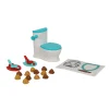 Spel Toss & flush poepschiet spel