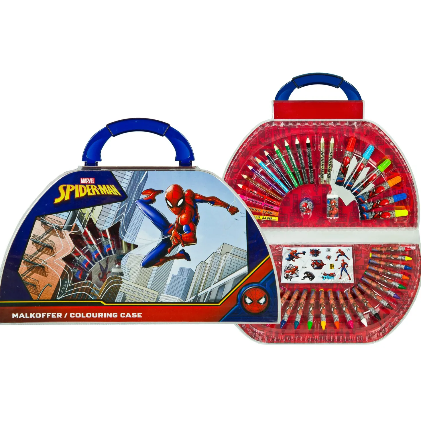 Spider-Man Kleurkoffer 51-delig