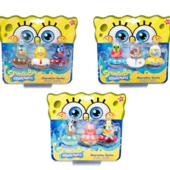 Spongbob badeenden 3 stuks 3 assorti