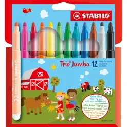 Stabilo Jumbo Trio Stiften 12 Stuks