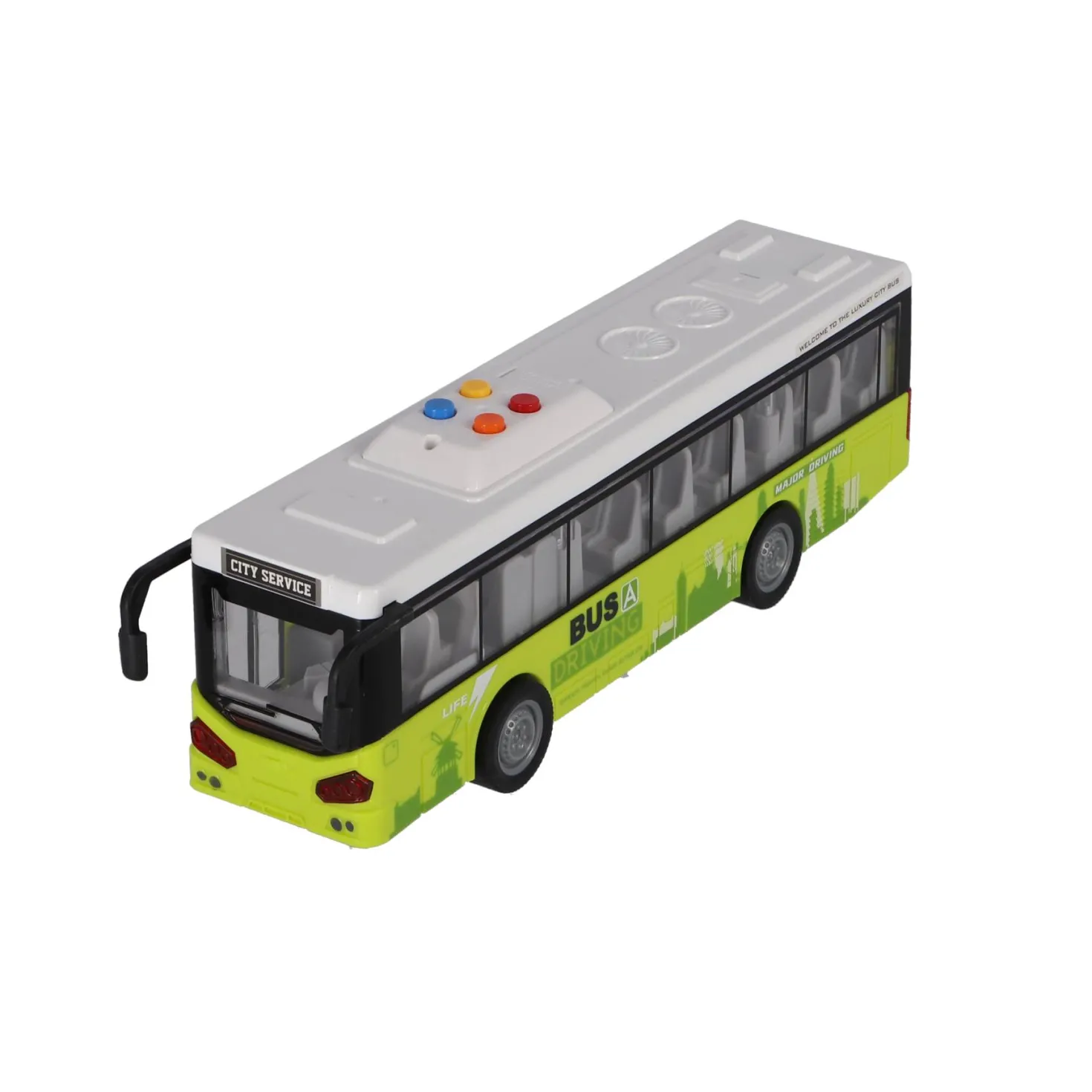 Stadsbus 1:16 met licht en geluid