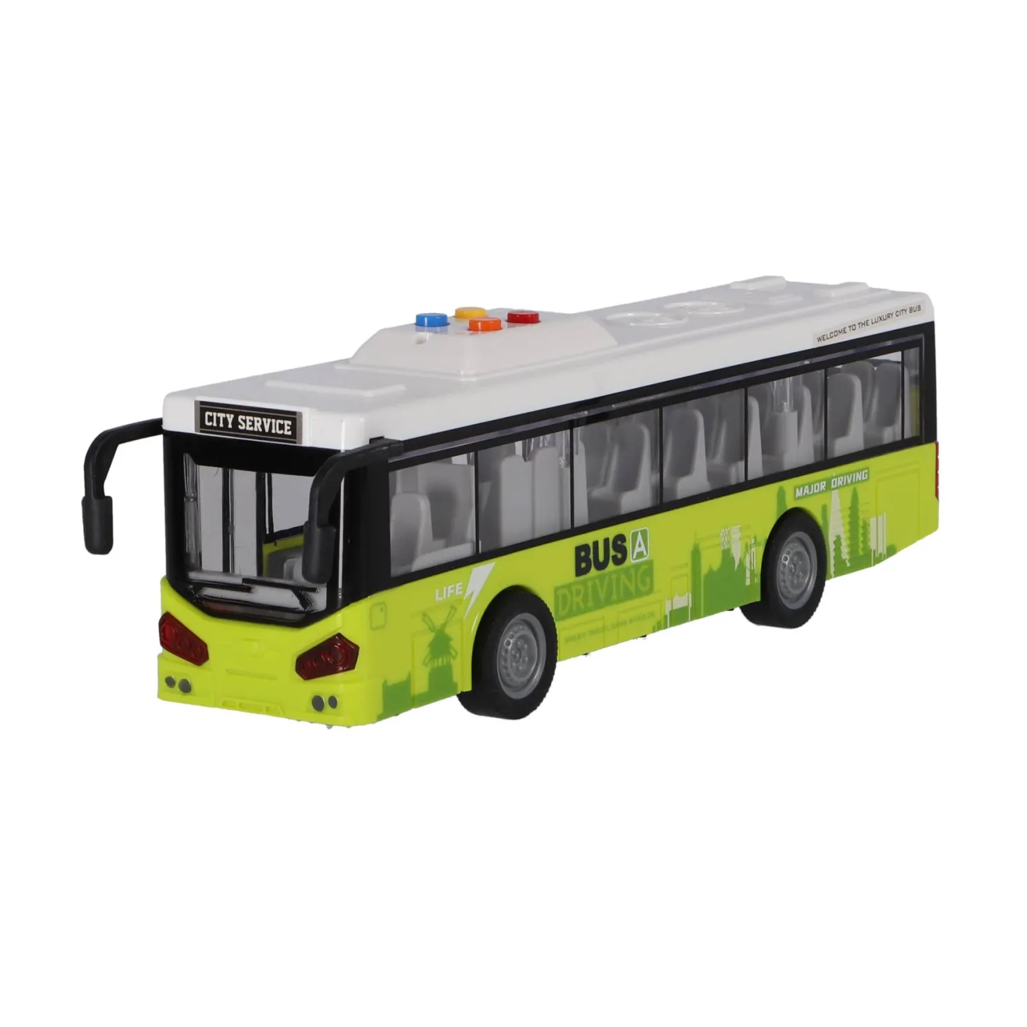 Stadsbus 1:16 met licht en geluid