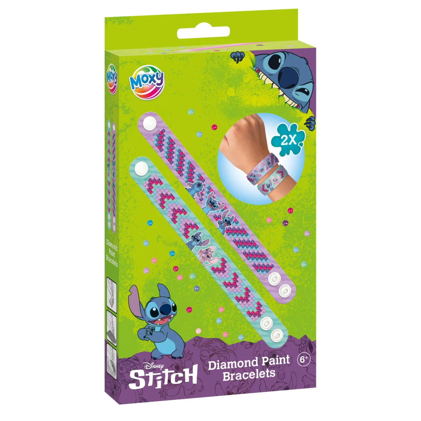 Stitch diamond painting armband 2 stuks