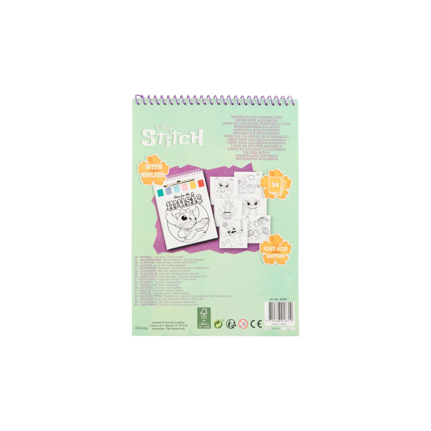 Stitch Waterverf Kleurboek