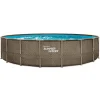 Summer Waves Zwembad Elite Frame 610 X 122 cm Dark Triple Basketweave + filterpomp