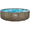 Summer Waves Zwembad Elite Frame 549 X 132 cm Dark Triple Basketweave + filterpomp