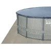 Summer Waves Zwembad Elite Frame 488 x 122 cm Natural Rattan + filterpomp