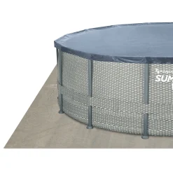 Summer Waves Zwembad Elite Frame 488 x 122 cm Natural Rattan + filterpomp