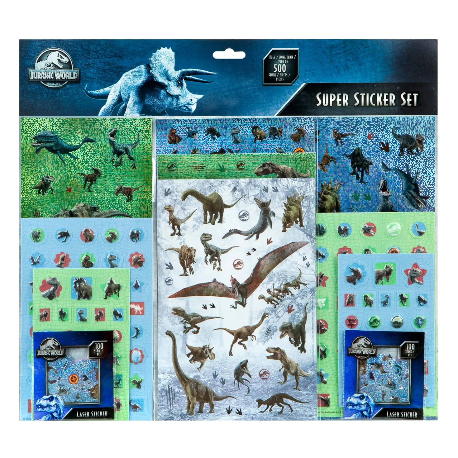 Super Sticker Set Jurassic World