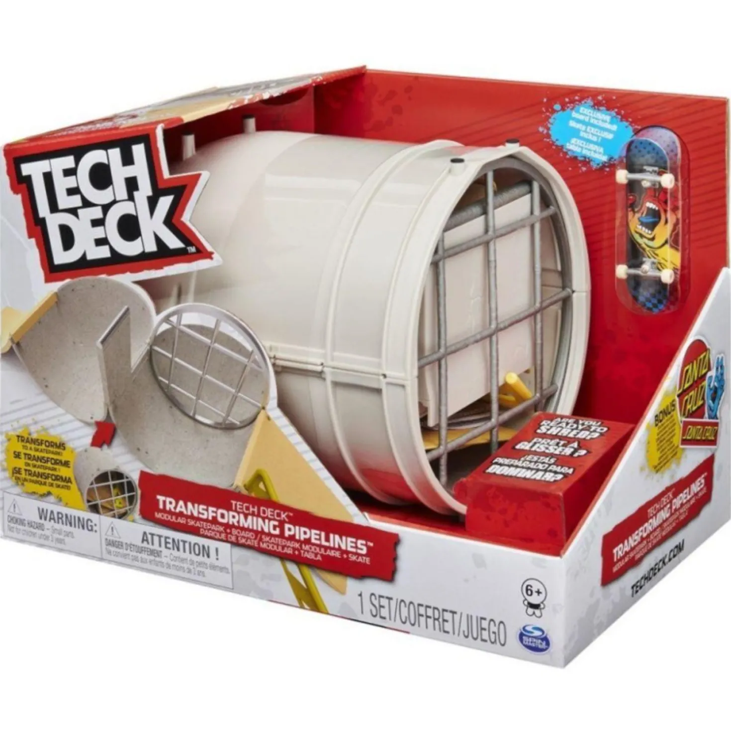 Tech Deck Transforming Pipelines Skate Park