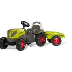 Tractor Rolly Kid Claas Axos Met Aanhanger en Sche
