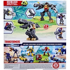 Transformers cyberworld chomp & battle grimlock