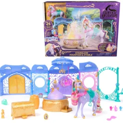 Unicorn Academy Stal Speelset (Met Licht & Geluid)