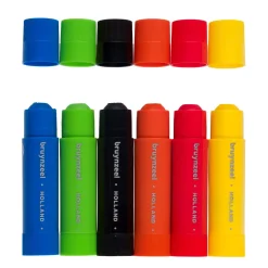 Verfstiften 6 Stuks Basic Kleuren