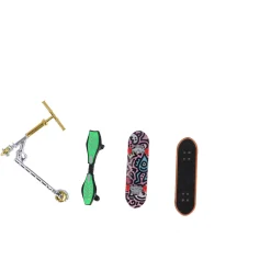 Vingerskateboard met step assorti